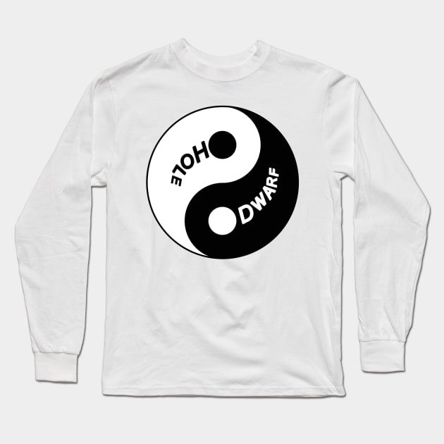 Black Hole \ White Dwarf (back) Long Sleeve T-Shirt by Yesh PoPlasma